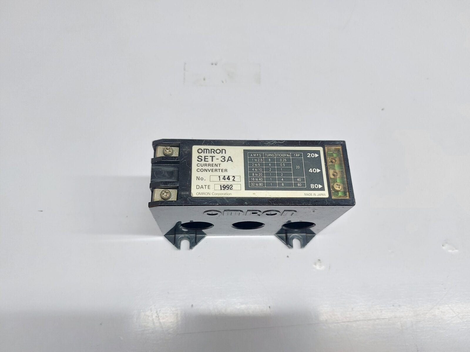 OMRON-SET-3A-CURRENT-CONVERTER