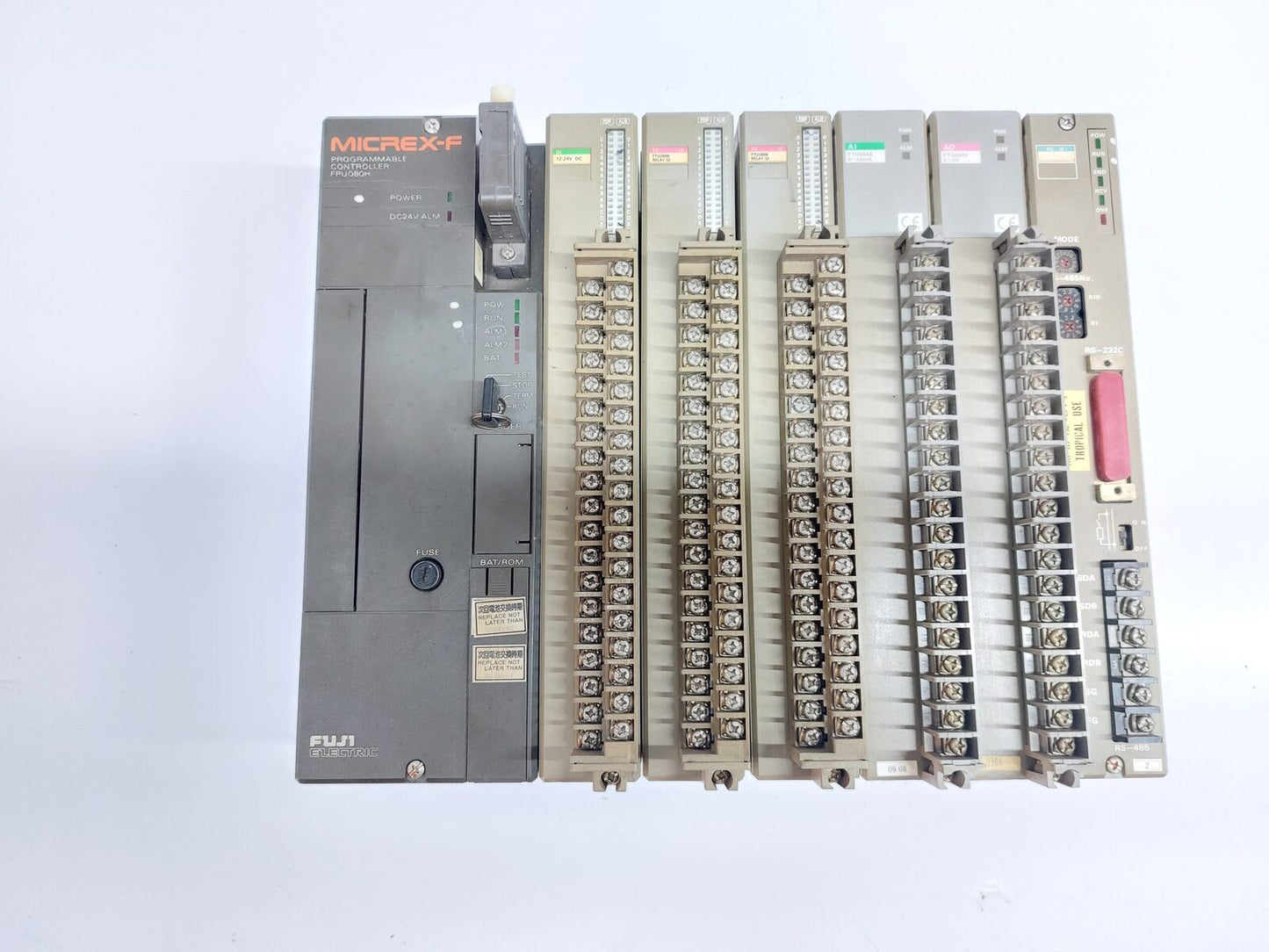 FUJI ELECTRIC MICREX-F FPU080H PROGRAMMABLE CONTROLLER FTU266B, FTU344A, FTU440A, FFU120B-Z100