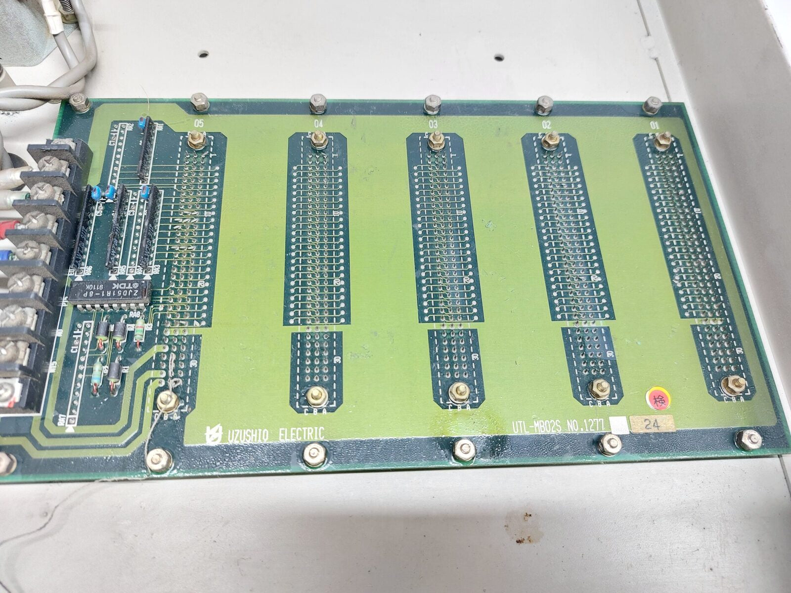 UZUSHIO ELECTRIC UTL-CR02 CPU MICRO COMPUTER SYSTEM UTL-AC02 DIGITAL IN
