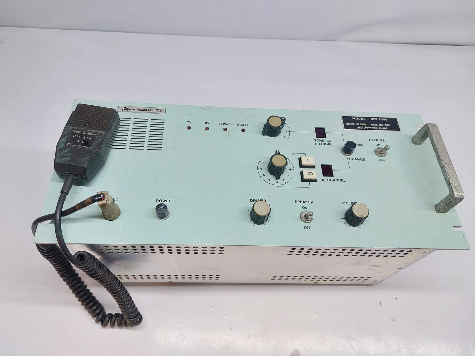 JAPAN RADIO BP 28501 COMMUNICATION SYSTEM WITH DYNAMIC MICROPHONE DM-24