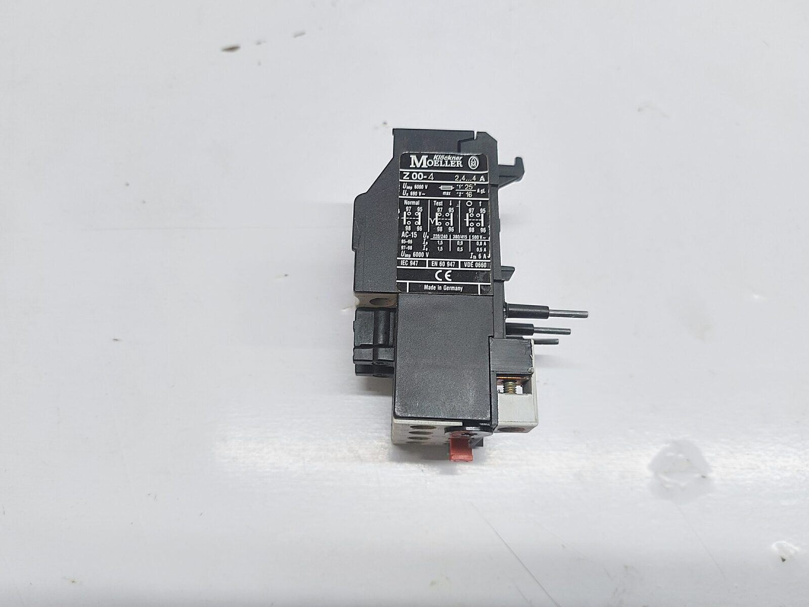 KLOCKNER MOELLER Z 00-4 THERMAL OVERLOAD RELAY