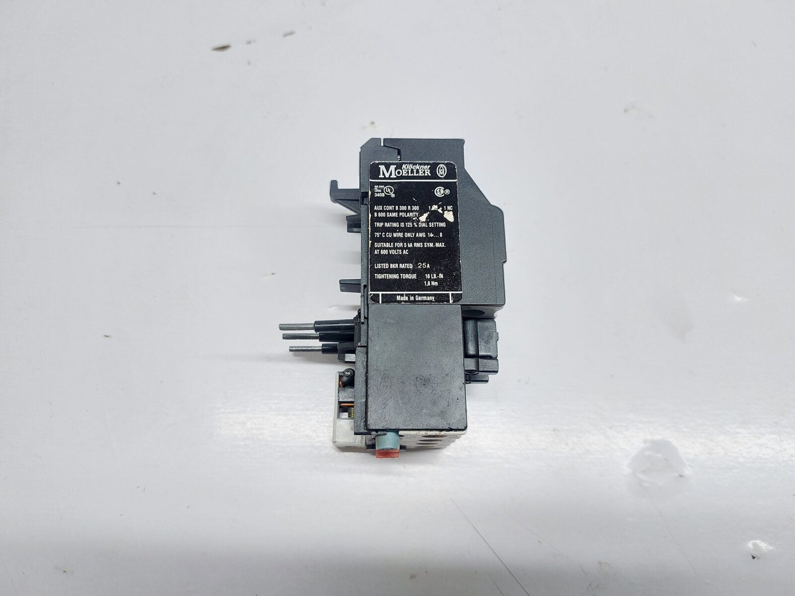 KLOCKNER MOELLER Z 00-4 THERMAL OVERLOAD RELAY