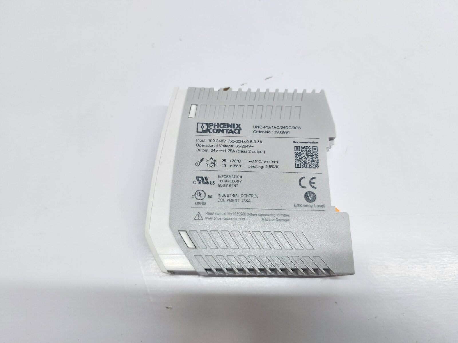 PHOENIX CONTACT UNO-PS1AC24DC30W POWER SUPPLY 2902991 (3)