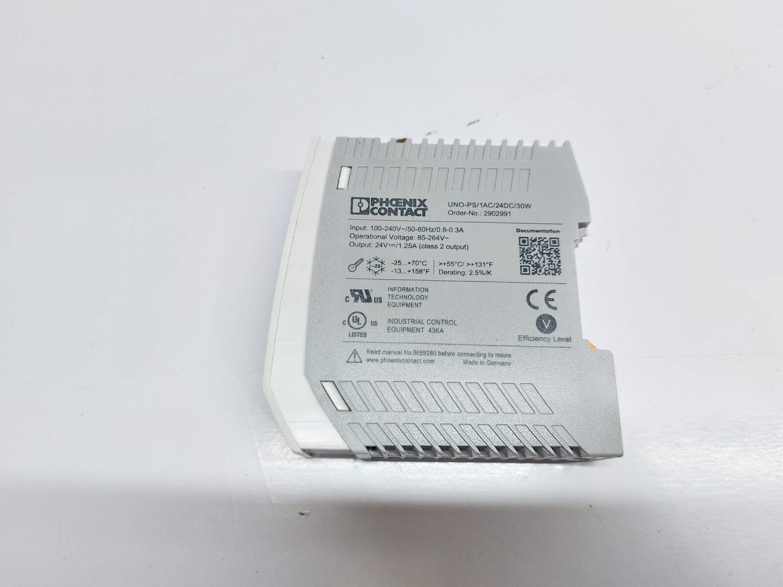 PHOENIX CONTACT UNO-PS1AC24DC30W POWER SUPPLY 2902991 (4)