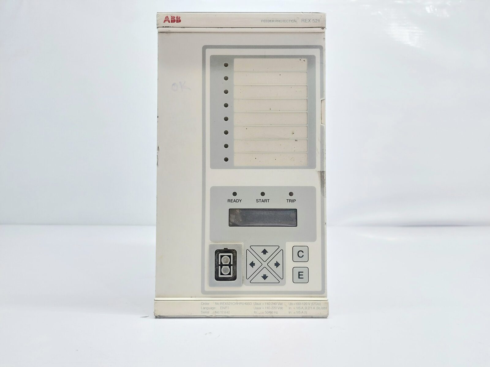 ABB REX 521 FEEDER PROTECTION RELAY REX521CHHPLH05D (2)