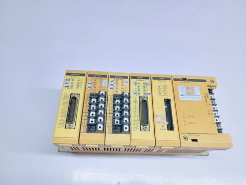 MITSUBISHI KOYO E-001B-4130 E-01T-4131 E-01T-4157 E-31N-4132 SR-20-4128 PLC RACK (2)