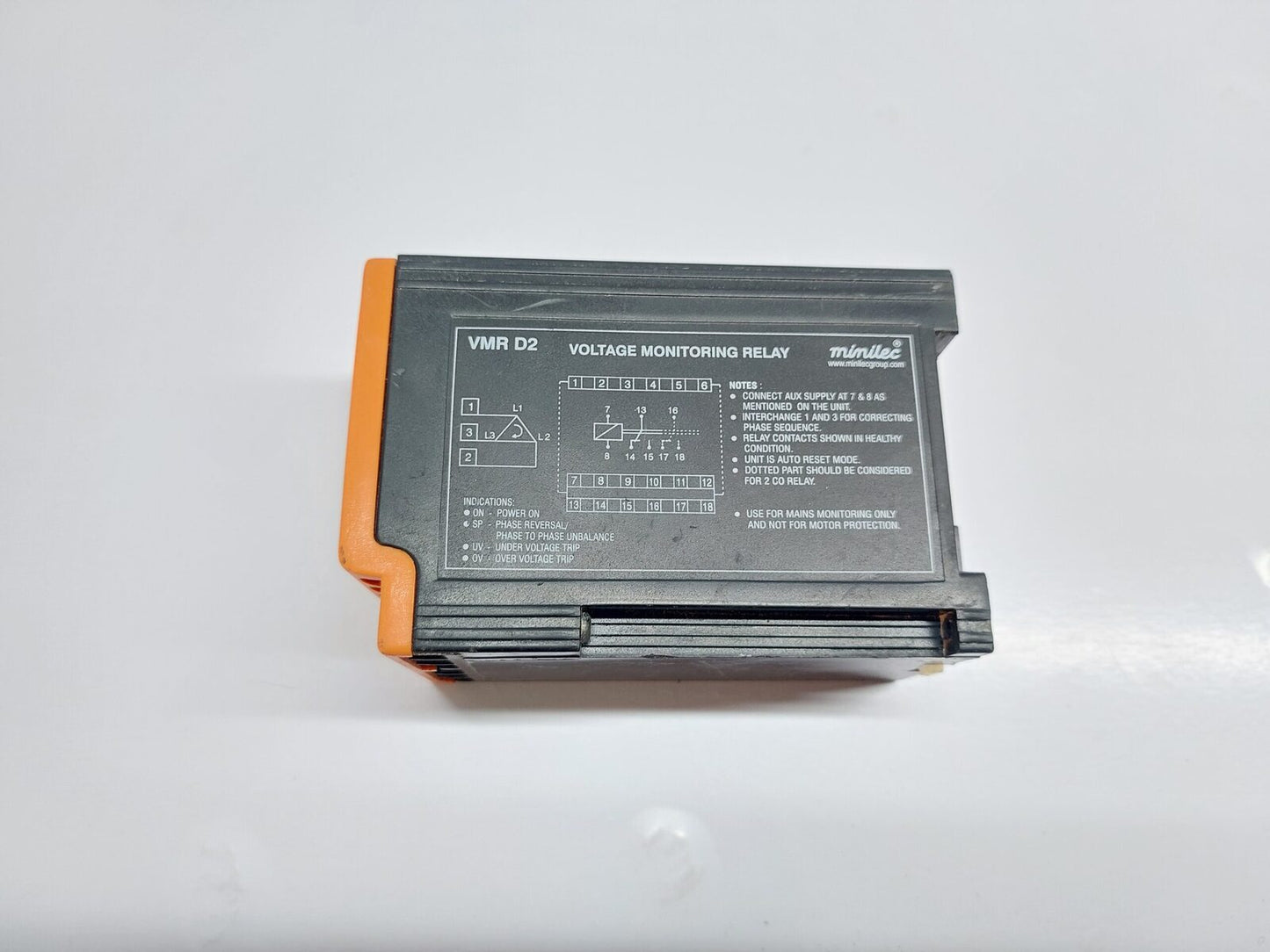 MINILEC VMR D2 VOLTAGE MONITORING RELAY (3)