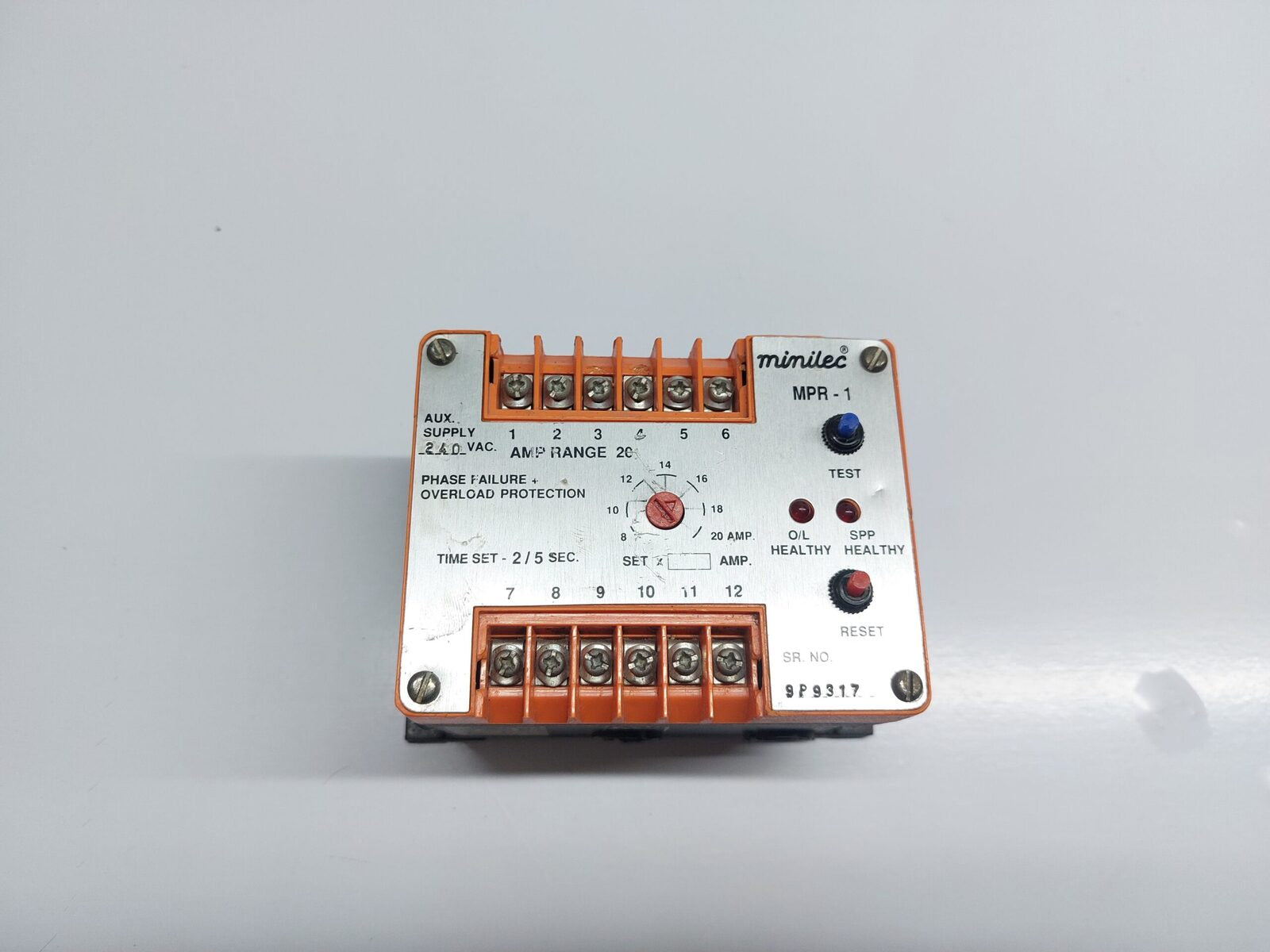 MINILEC MPR-1 MOTOR PROTECTION RELAY (2)