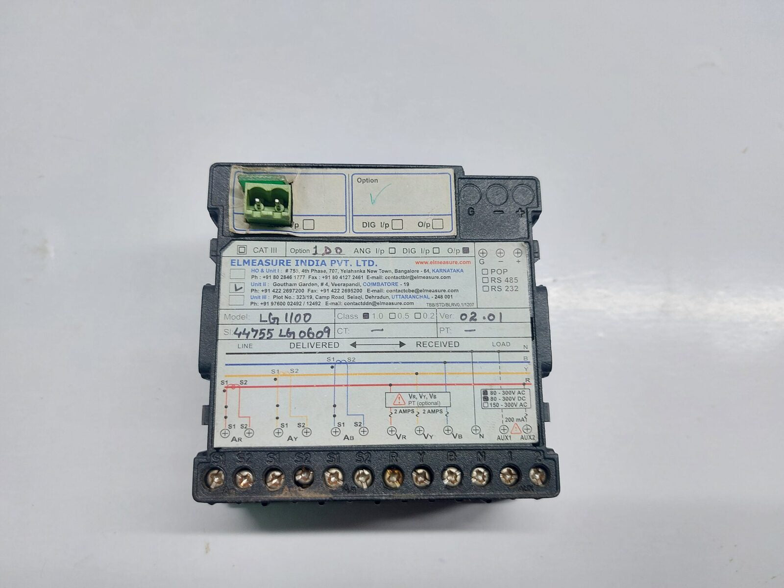 ELMEASURE LG 1100 LITTLE GENIUS ENERGY METER (6)