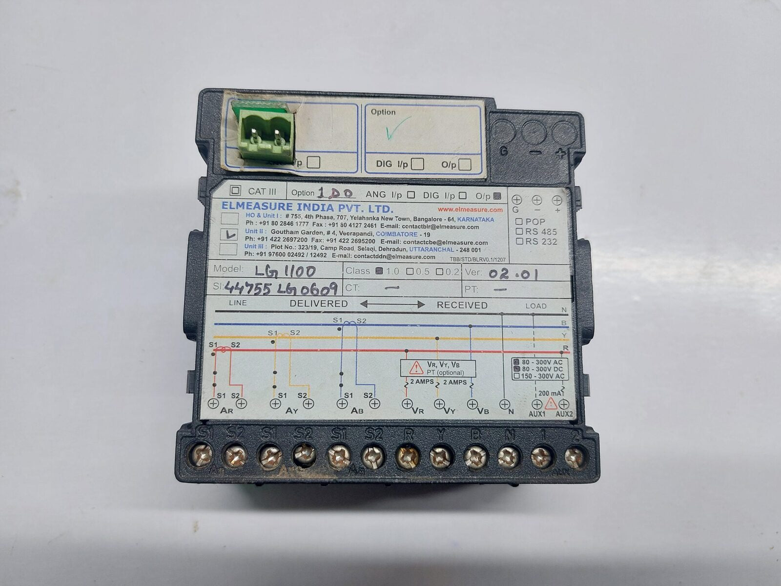 ELMEASURE LG 1100 LITTLE GENIUS ENERGY METER (7)