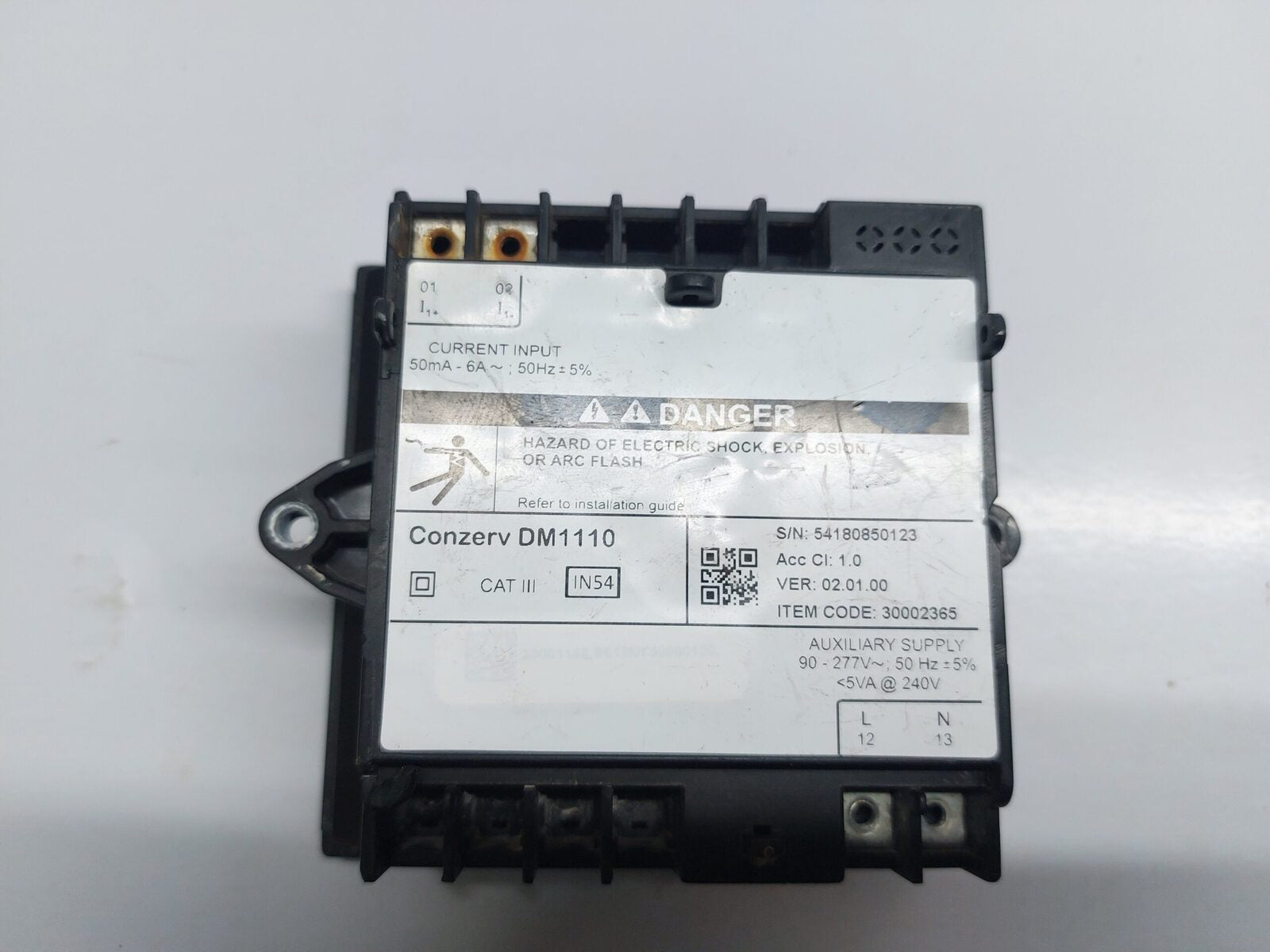 SCHNEIDER ELECTRIC CONZERV DM1110 AMPERE METER