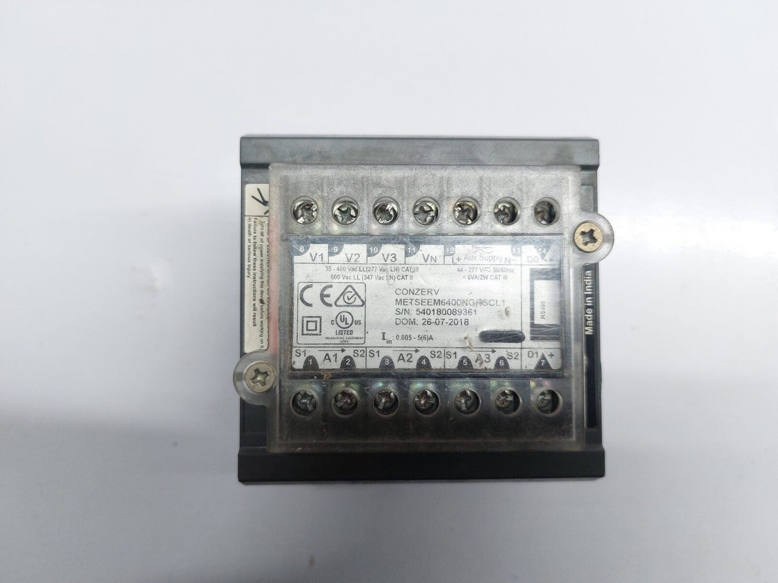 SCHNEIDER ELECTRIC CONZERV EM6400NG POWER METER (7)