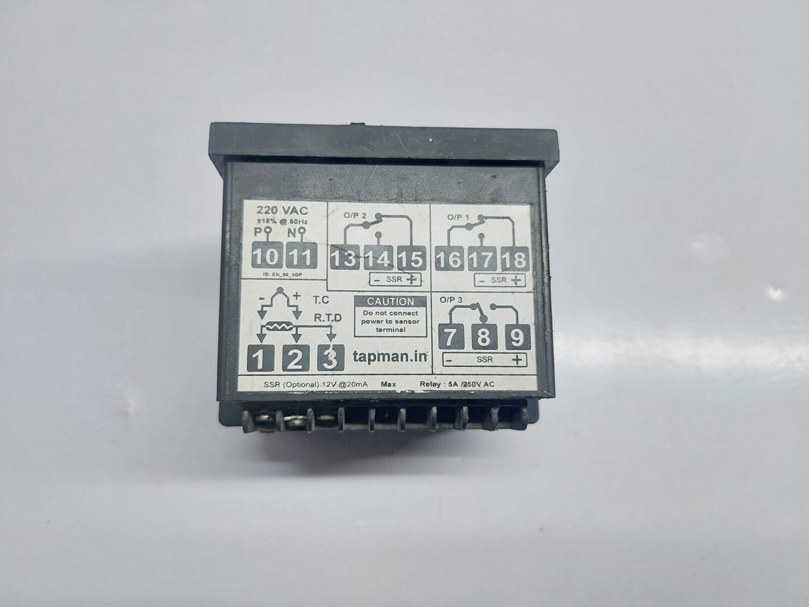 TAPMAN 96 7E 1 DIGITAL TEMPERATURE CONTROLLER