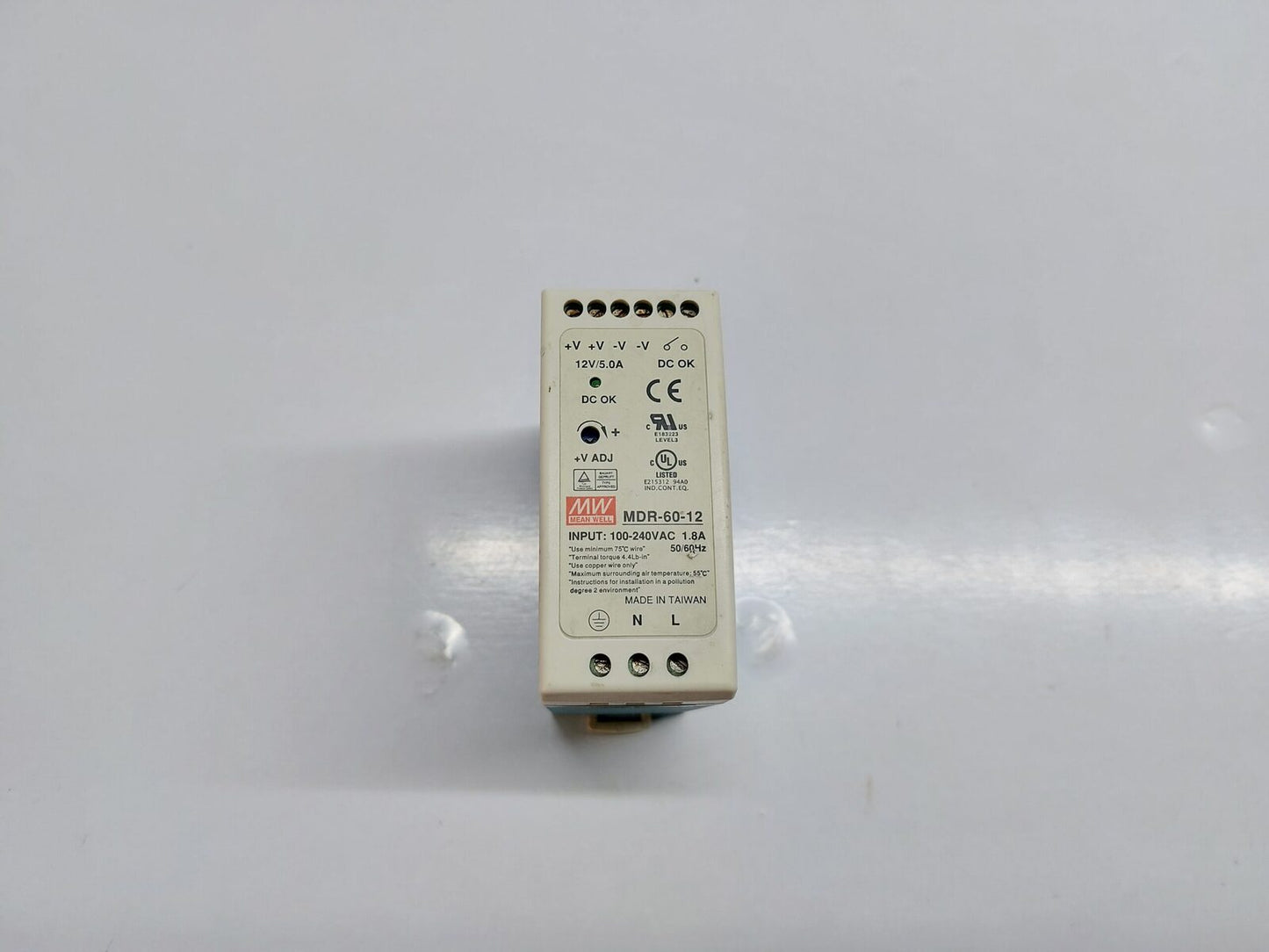 MEAN WELL MDR-60-12 POWER SUPPLY (2)