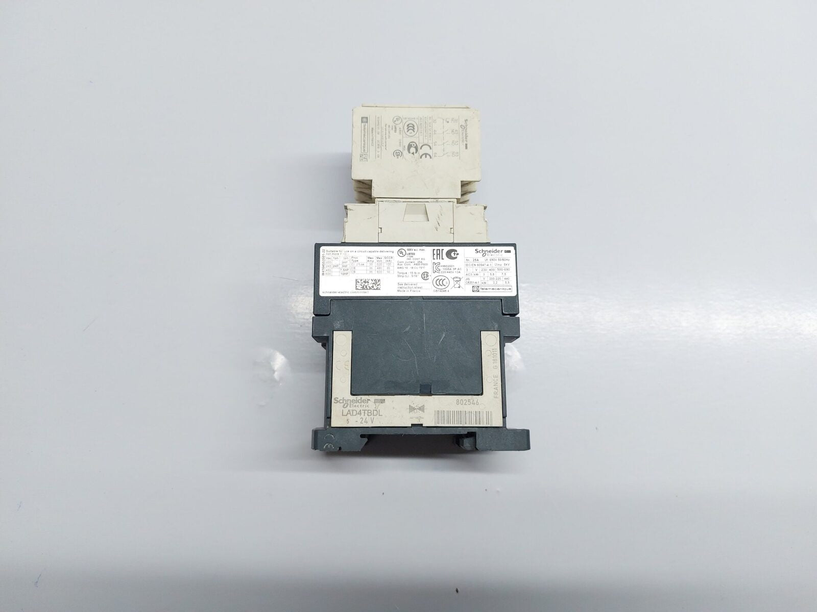 SCHNEIDER ELECTRIC LADN31G CONTACTOR LAD4TBDL (3)