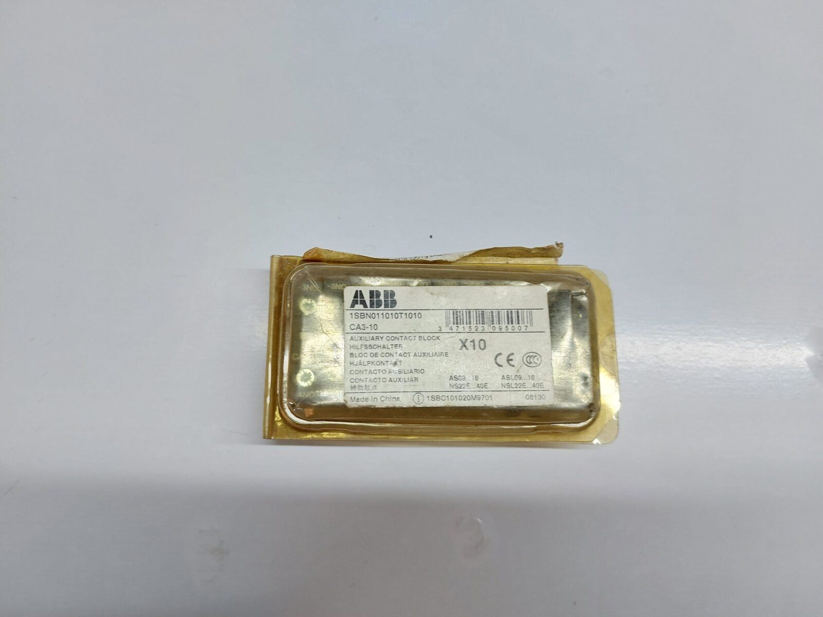 ABB CA3-10 AUXILIARY CONTACT (6)