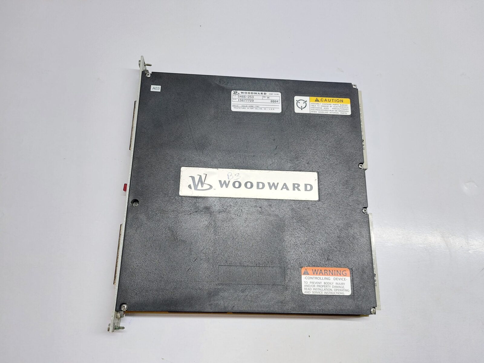 WOODWARD 5466-253 ANALOG COMBO TMR MODULE REV H