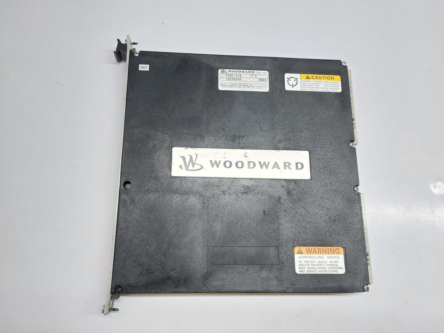 WOODWARD 5466-318 MICRONET TMR KERNEL P.S MODULE REV C