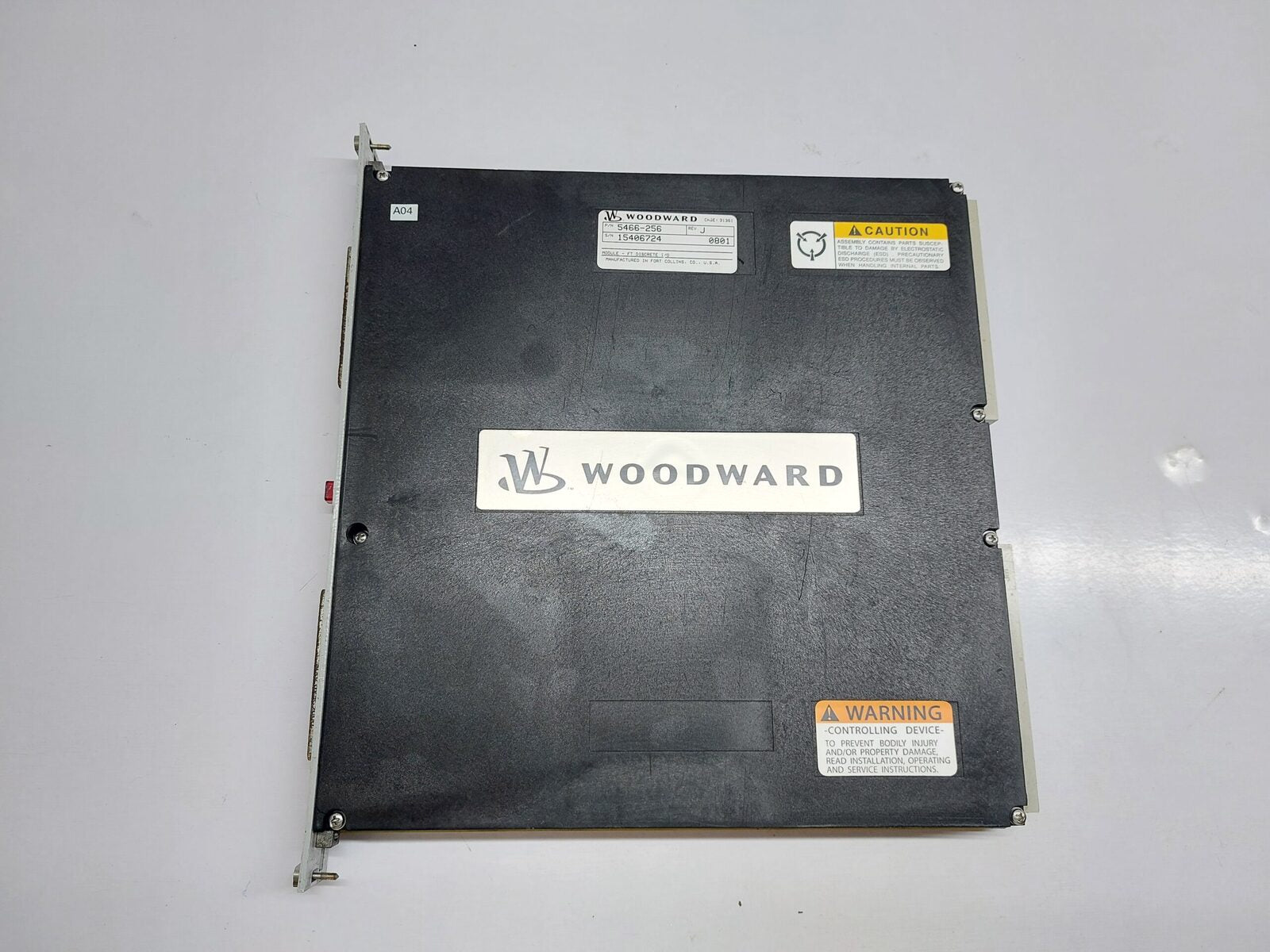 WOODWARD 5466-256 FT DISCRETE IO MODULE REV J (4)