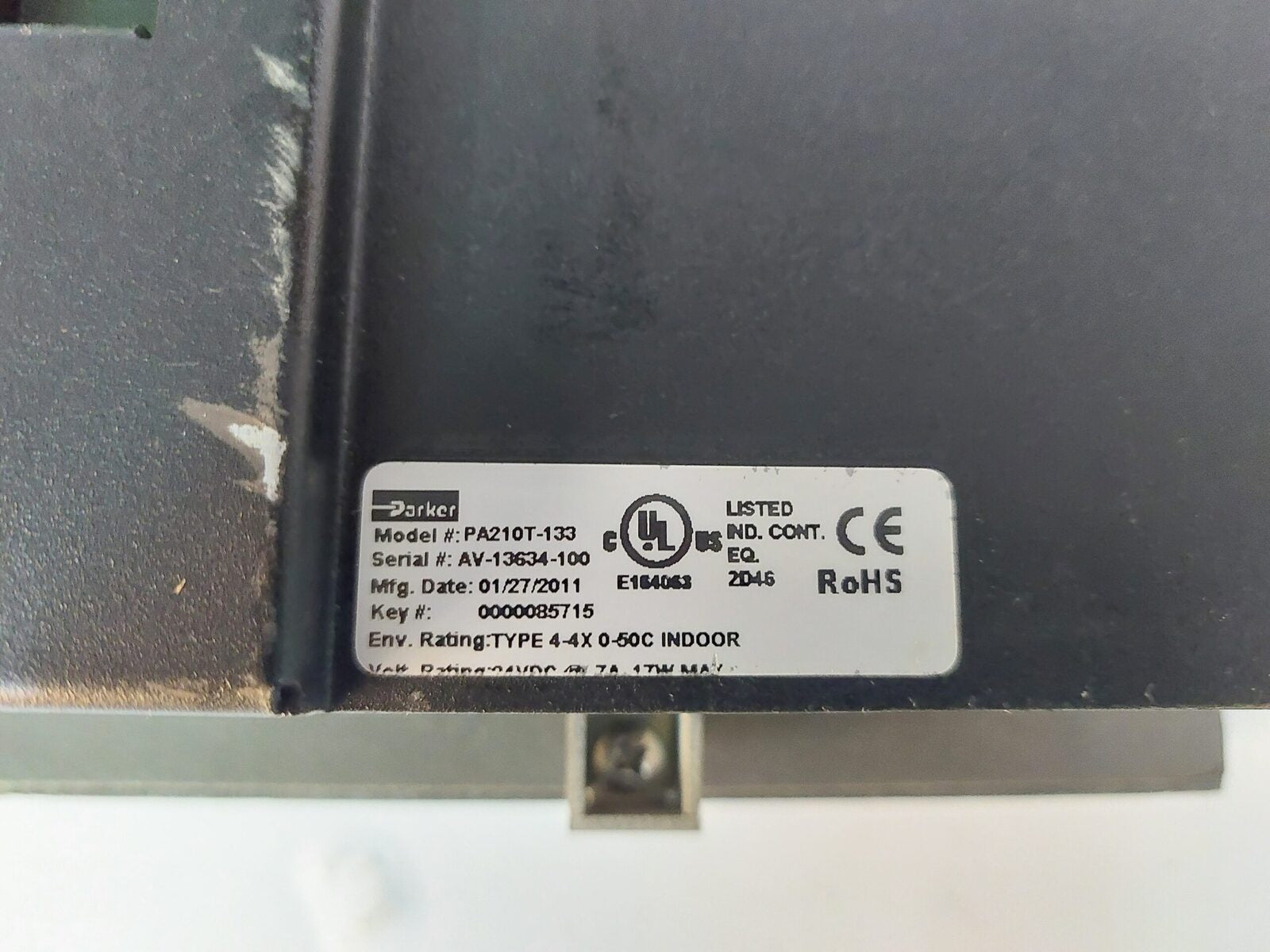 PARKER PA210T-133 10.4 INCH COLOR TOUCHSCREEN OPERATOR PANEL (8)