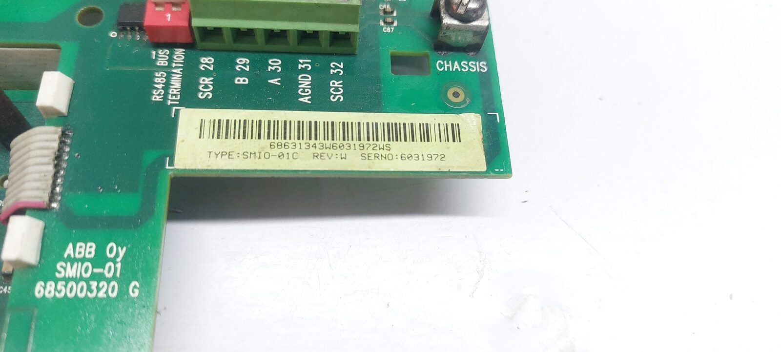 ABB SMIO-01C CONTROL BOARD 68500320 G (3)