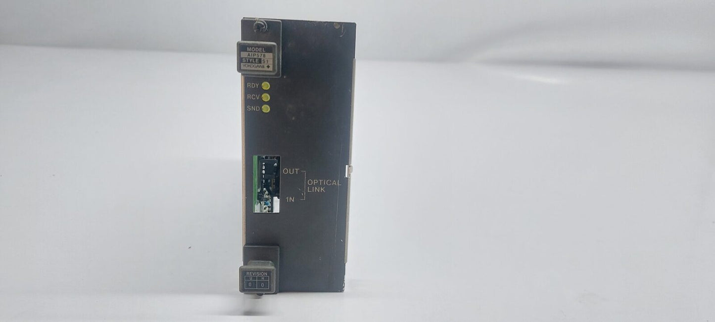 YOKOGAWA AIP578 STYLE S1 RIO OPTICAL LINK TRANSCEIVER MODULE (1)