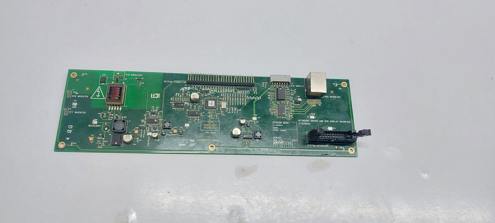 3-0130025 ISS 3 KEYBOARD DRIVER AND STN DISPLAY INTERFACE