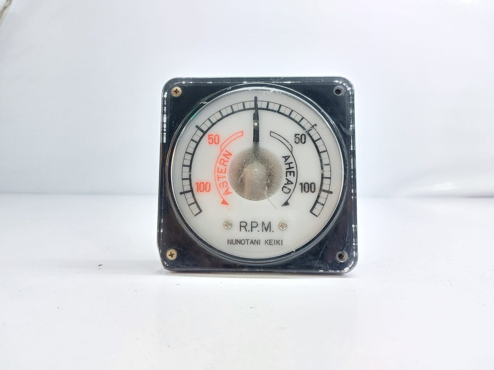 NUNOTANI KEIKI JIS F8521-FE100K ELECTRIC PROPELLER SHAFT REVOLUTION INDICATOR (1)