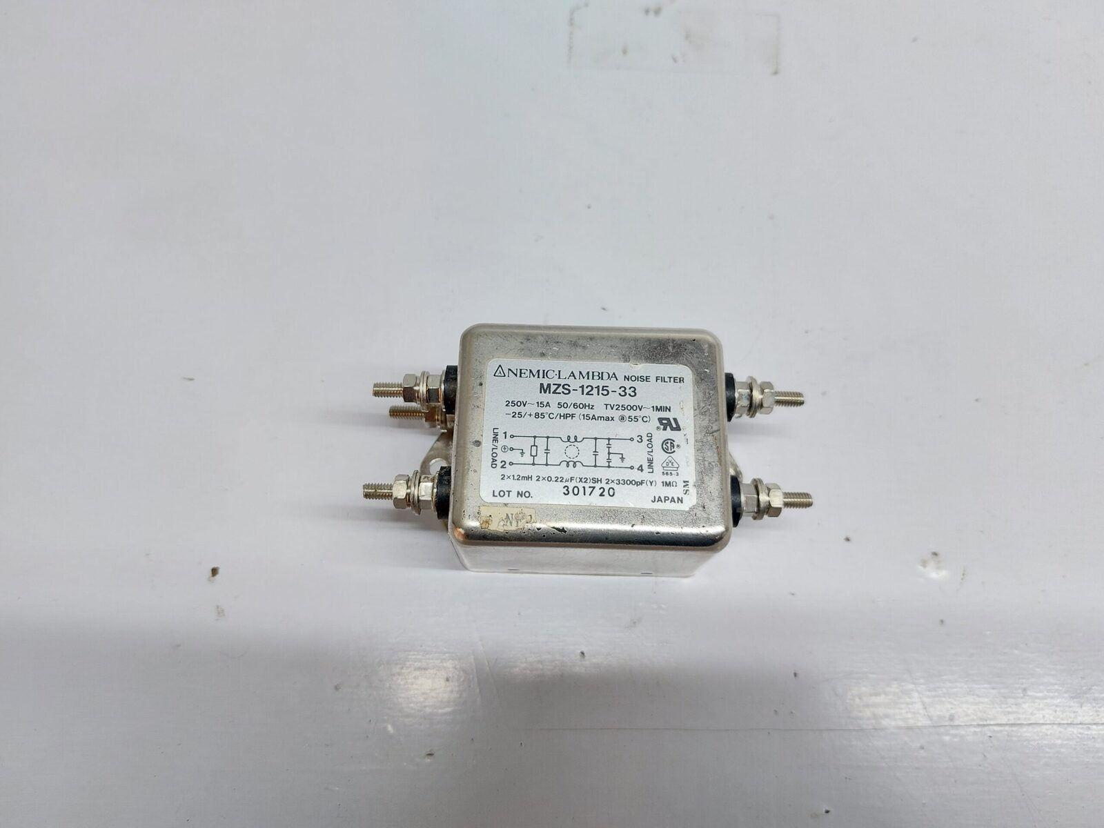 NEMIC-LAMBDA MZS-1215-33 NOISE FILTER (1)