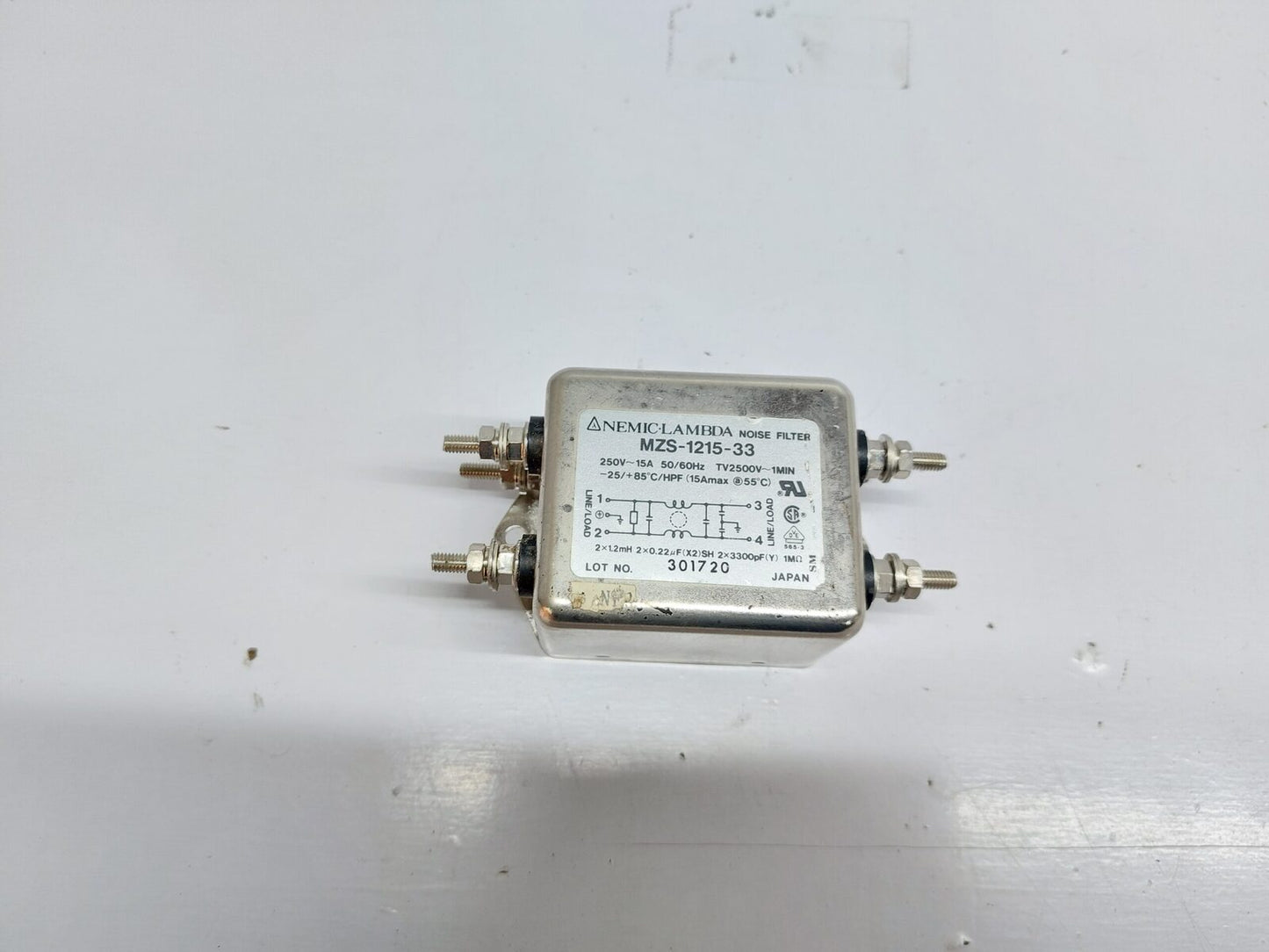 NEMIC-LAMBDA MZS-1215-33 NOISE FILTER (2)