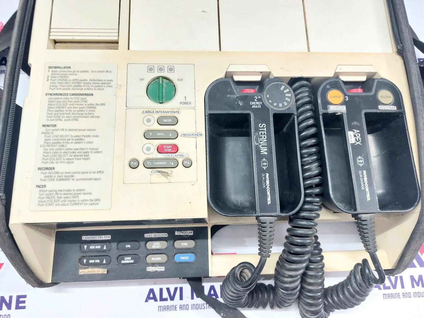 PHYSIOCONTROL LIFEPAK 10 CARDIAC MONITOR DEFBRILLATOR 804200-28 (4)