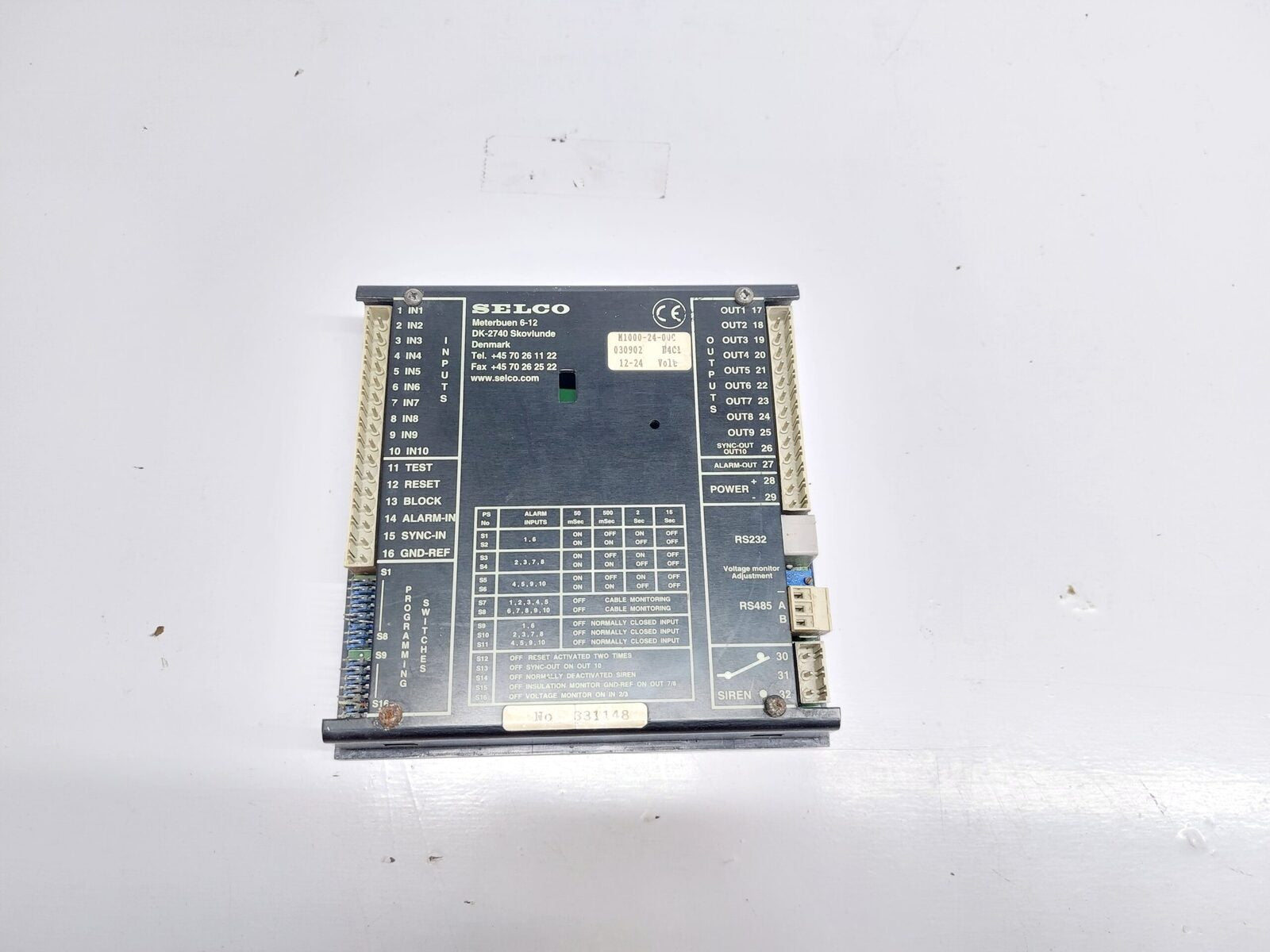SELCO M1000-24-00C ALARM ANNUNCIATOR (7)