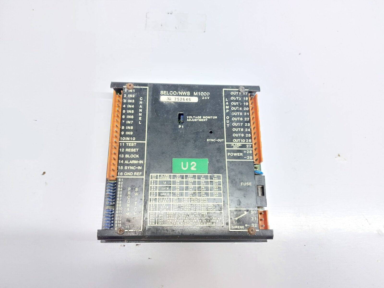 SELCONWS M1000 24V ALARM ANUNNCIATOR (8)