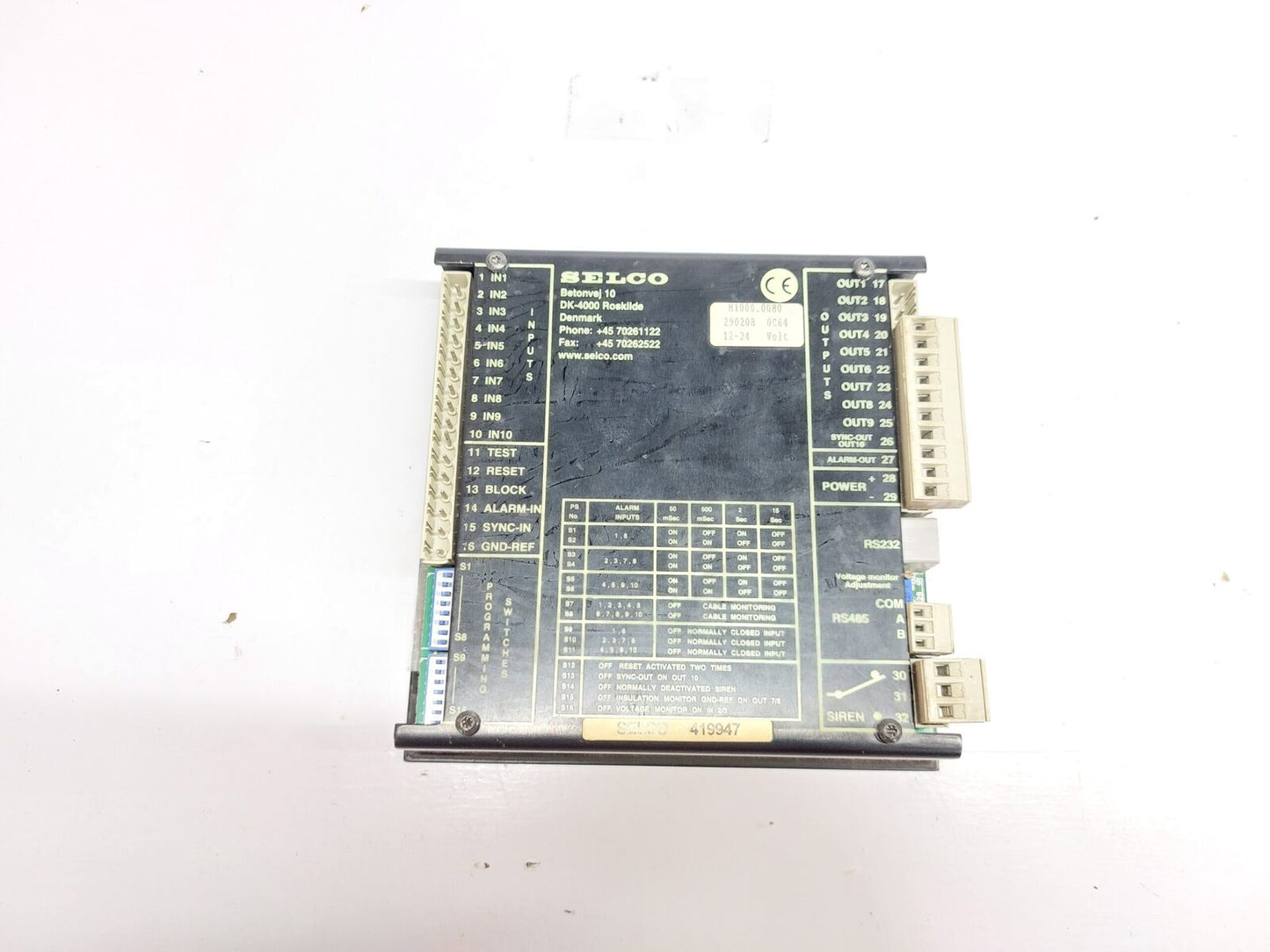 SELCO M1000.0080 ALARM ANNUNCIATOR (7)