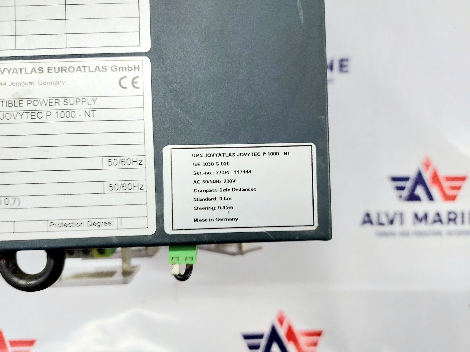 WARTSILA / JOVYATLAS JOVYTEC P 1000-NT 8 MINUTUES UNINTERRUPTIBLE POWER SUPPLYWARTSILA / JOVYATLAS JOVYTEC P 1000-NT 8 MINUTUES UNINTERRUPTIBLE POWER SUPPLY