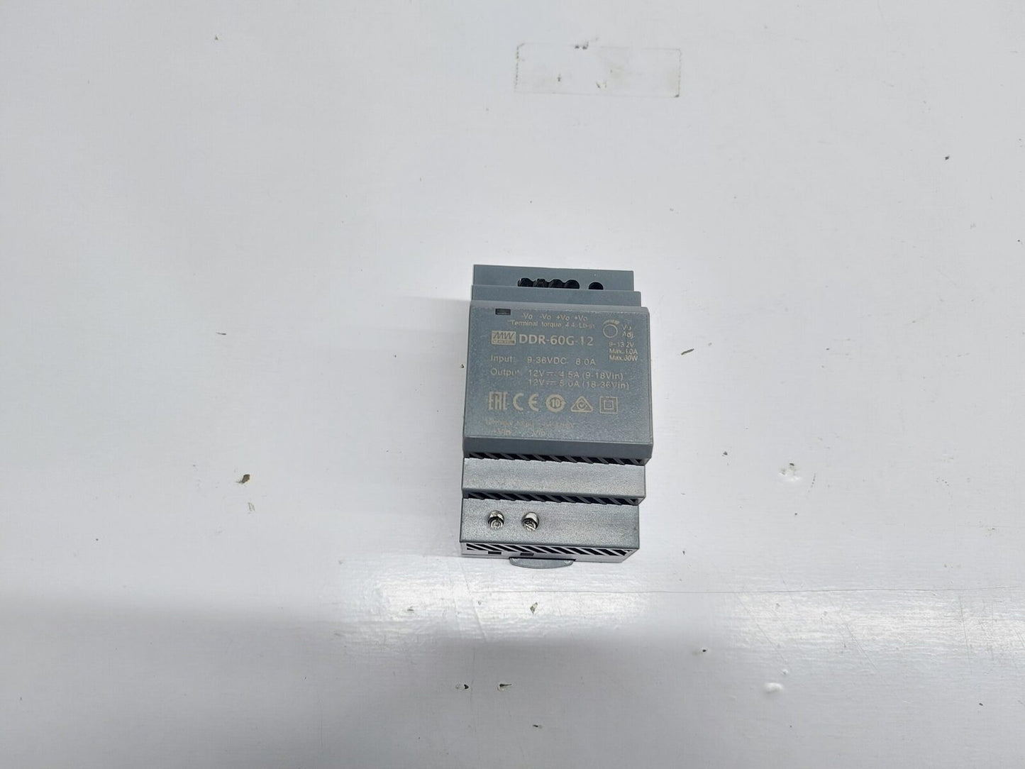 MEAN WELL DDR-60G-12 DIN RAIL POWER SUPPLY (1)