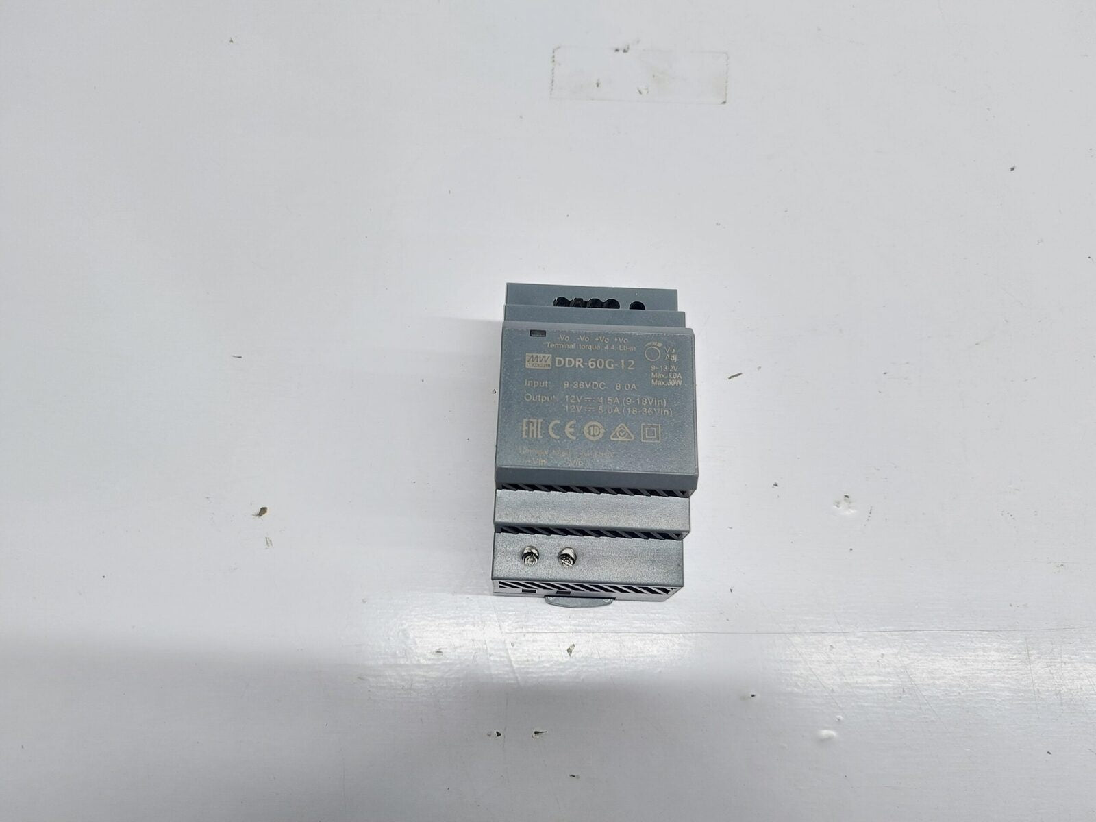 MEAN WELL DDR-60G-12 DIN RAIL POWER SUPPLY (1)