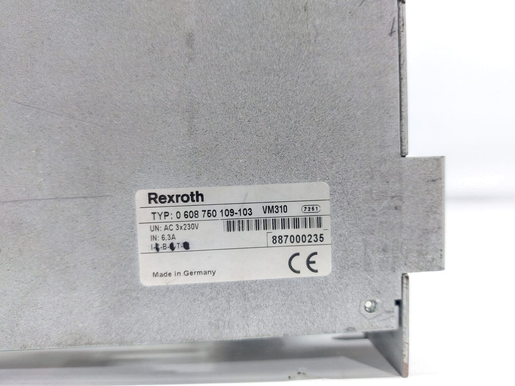REXROTH 0 608 750 109-103 POWER SUPPLY 0608750109-103
