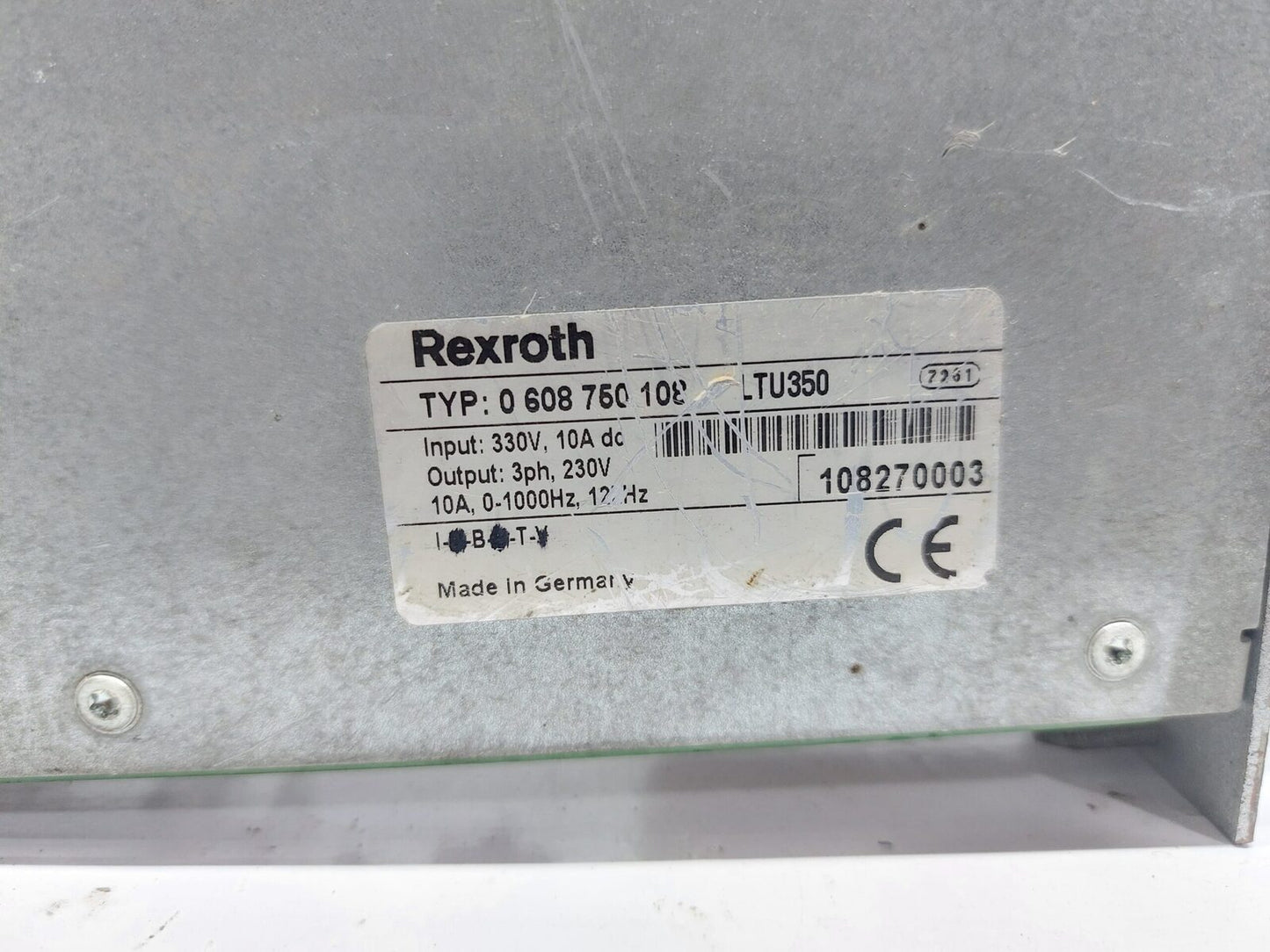 REXROTH LTU350 SERVO AMPLIFIER MODULE 0 608 750 108 (5)