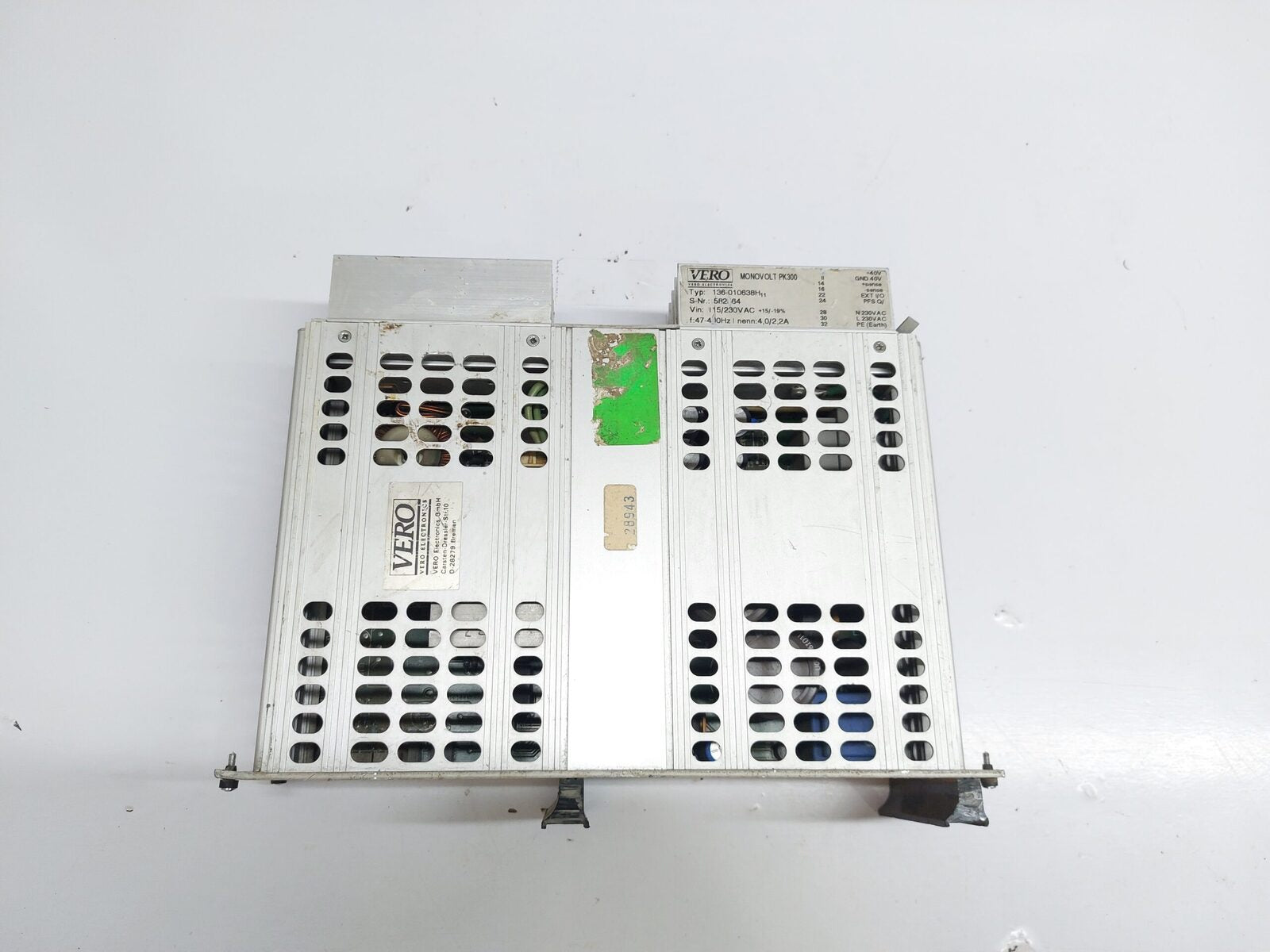 VERO ELCTRONICS MONOVOLT PK240 POWER SUPPLY 136-010638H11 PK300 (5)