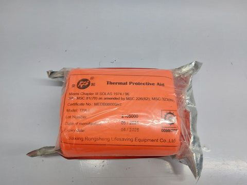 JIAXING RONGSHENG TPA-I LIFESAVING EQUIPMENT THERMAL PROTECTIVE AID