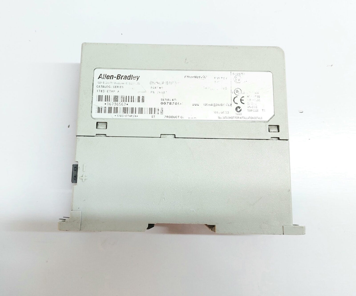 ALLEN-BRADLEY 1783-ETAPA ETHERNET ADAPTER (5)