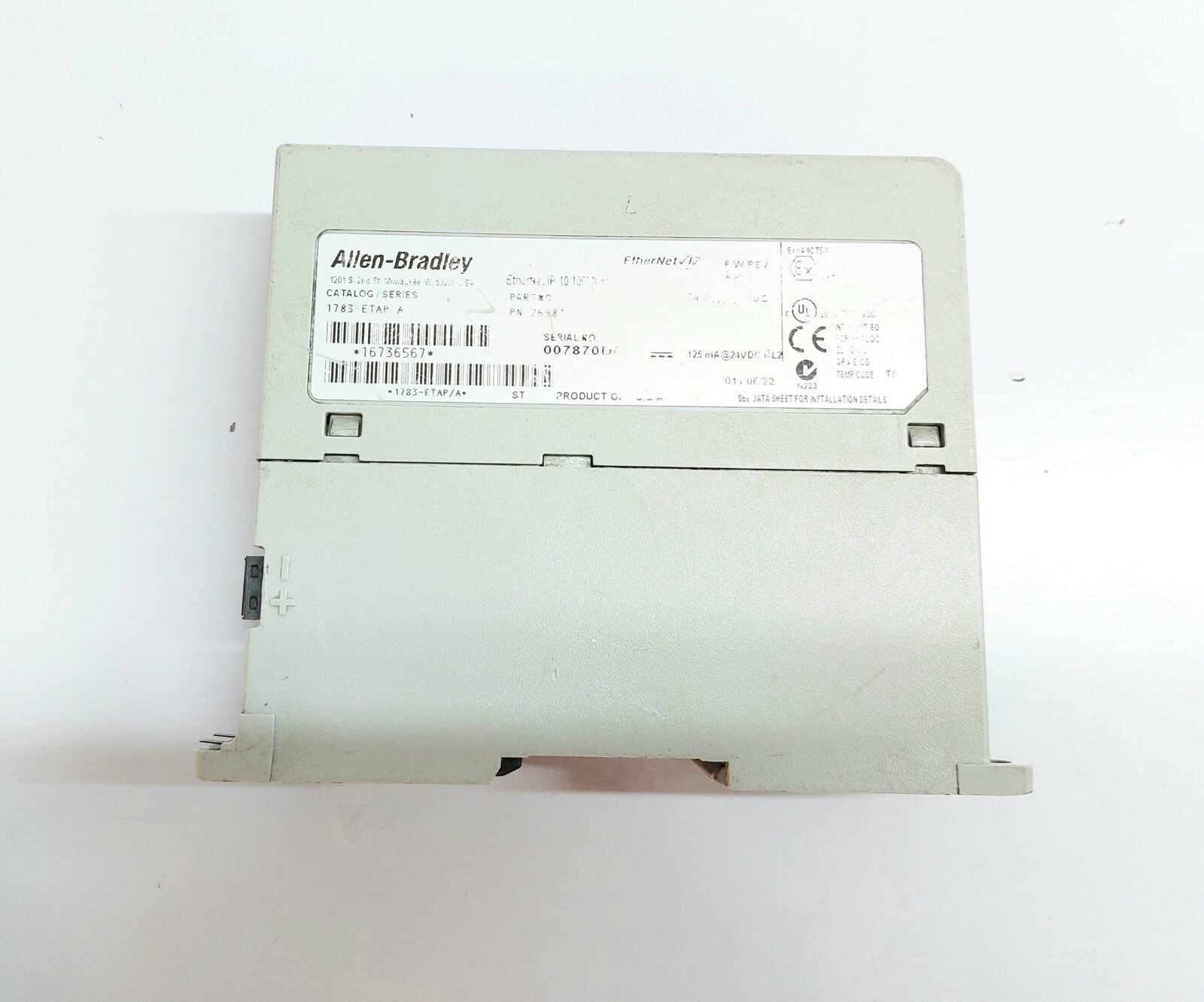 ALLEN-BRADLEY 1783-ETAPA ETHERNET ADAPTER (5)