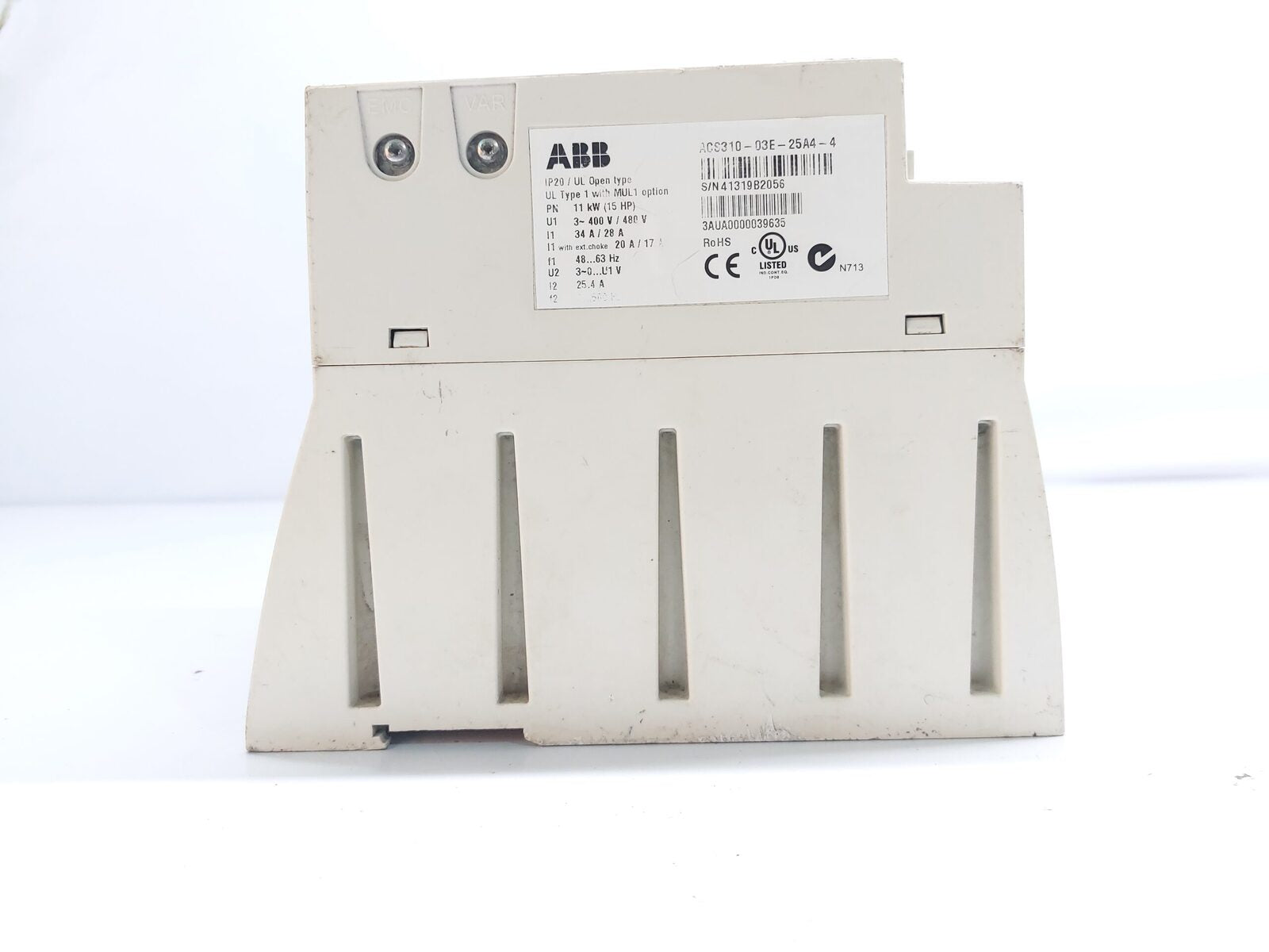 ABB ACS310-03E-25A4-4 FREQUENCY CONVERTER WITHOUT REMOTE