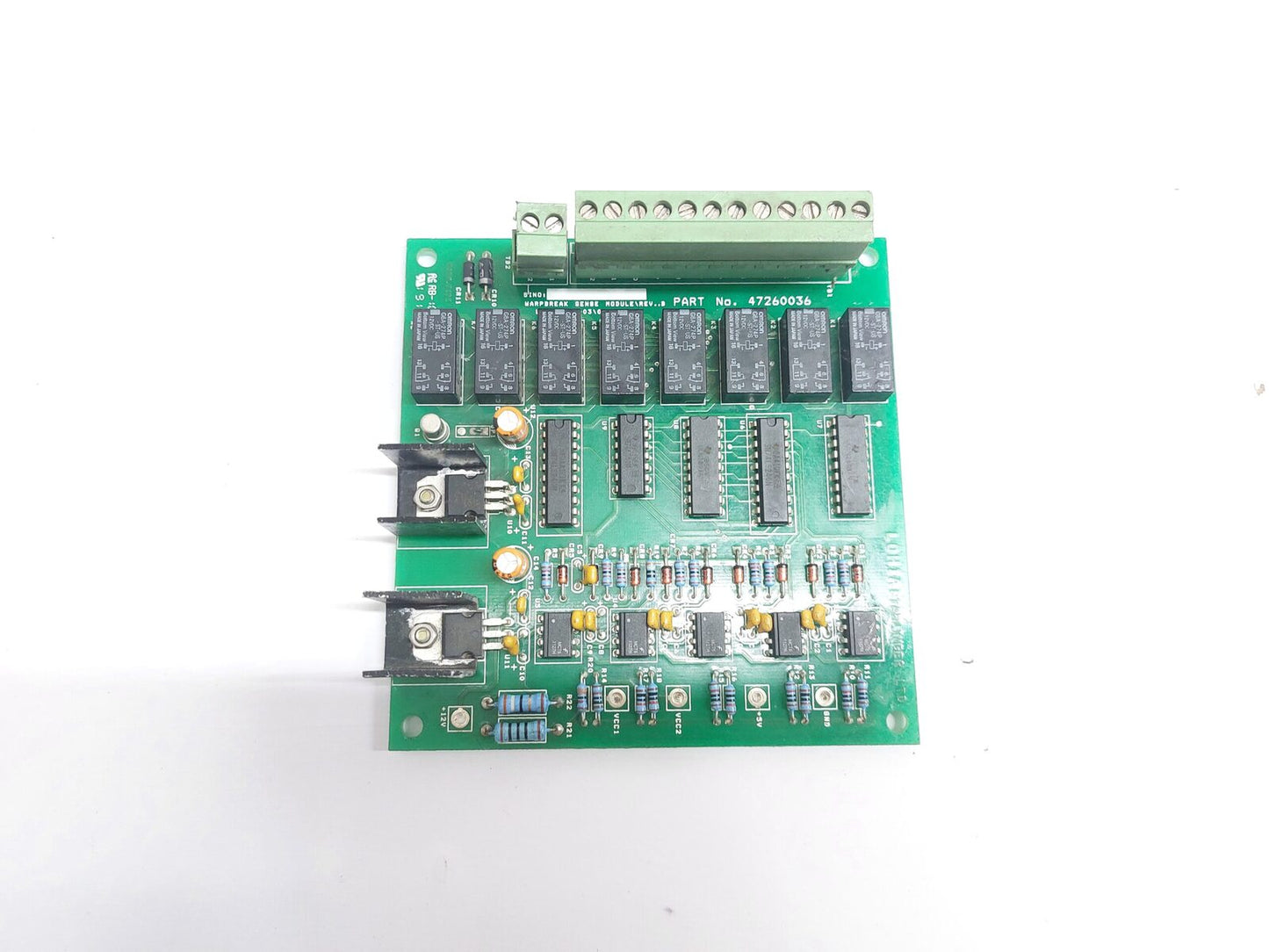 LOHIA 128-03/080108 WARP BREAK SENSE MODULE 7260036 REV.B