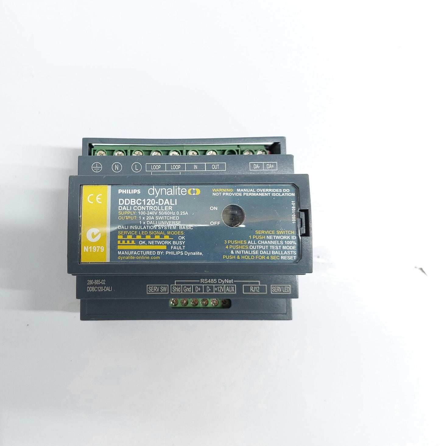 PHILIPS DYNALITE DDBC120-DALI DALI DIMMER CONTROLLER