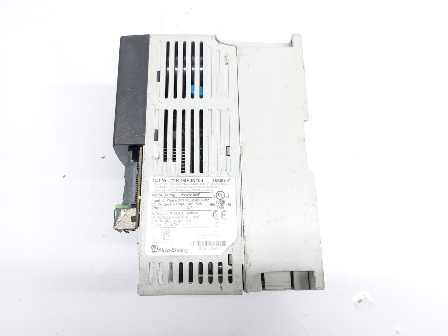 ALLEN BRADLEY POWERFLEX 22B-D4P0N104 AC DRIVE