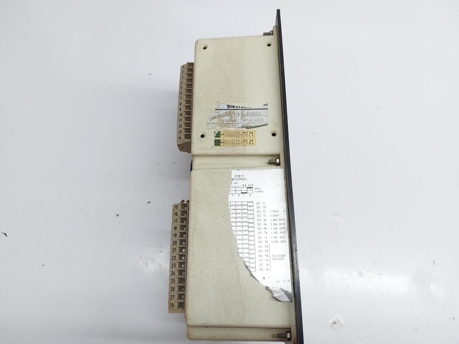 SIEMENS SIMOS IMA 32C-TK CHAMBER PANEL