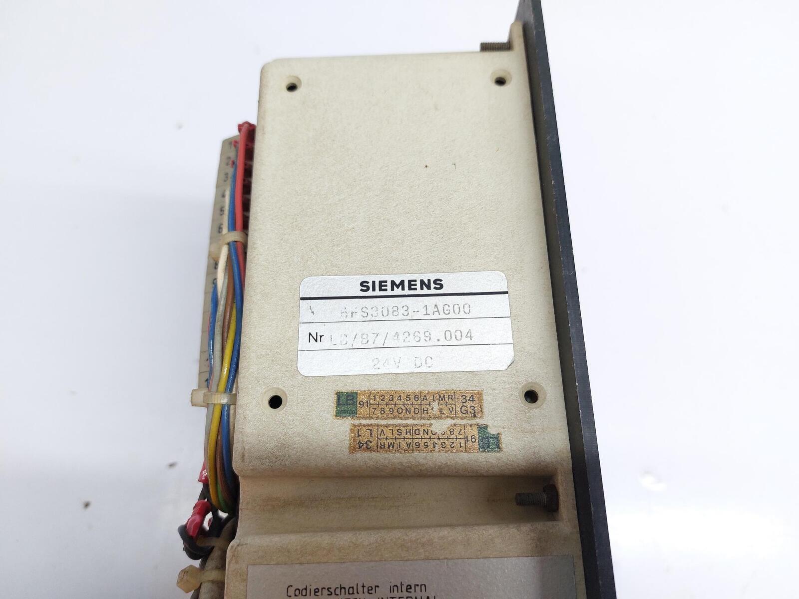 SIEMENS SIMOS IMA 32C-TZ 6FS3083-1AG00 CONTROL PANEL