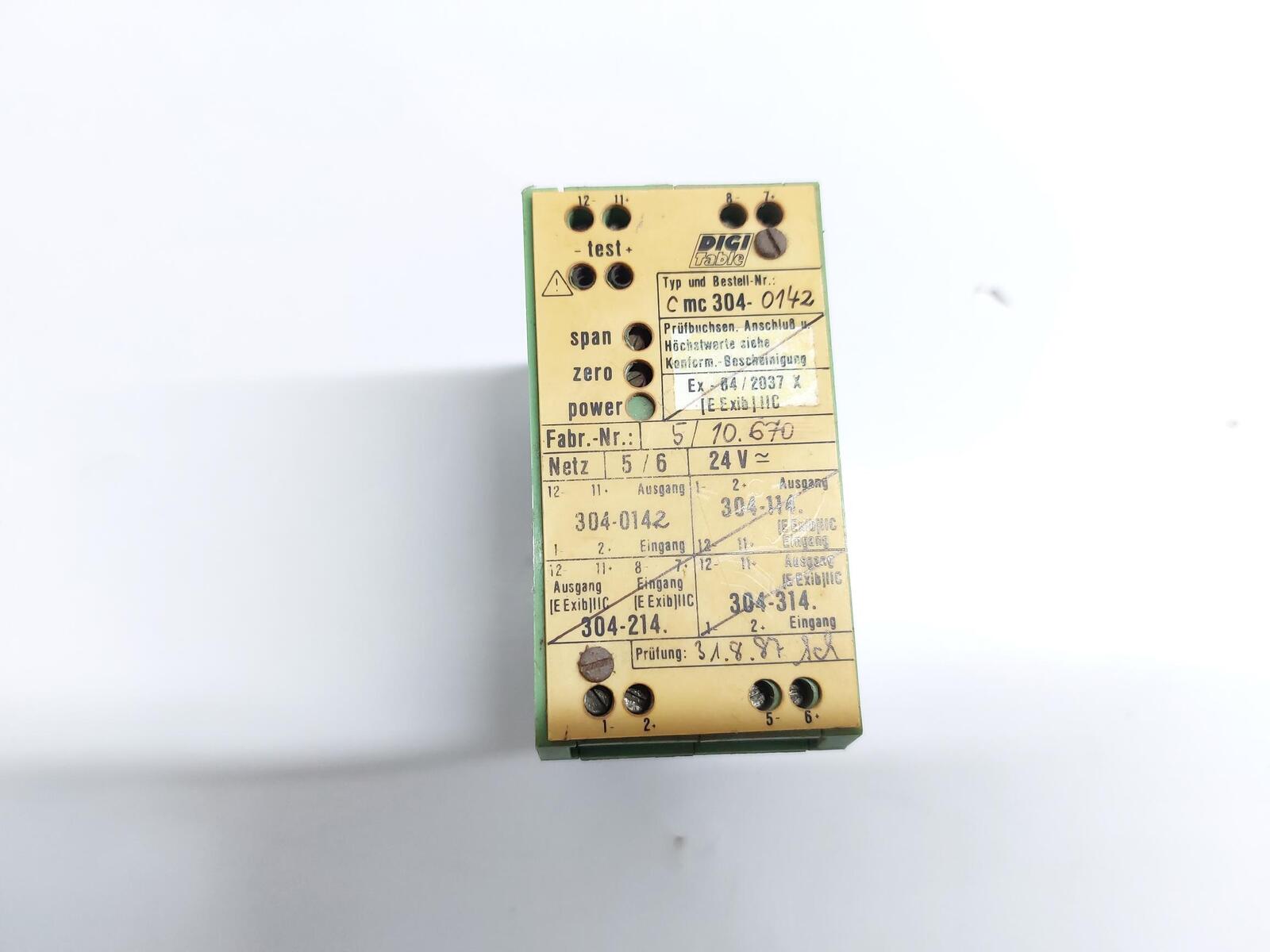 DIGI TABLE MC 3404-0142 MODULE DIGI 5/10.670